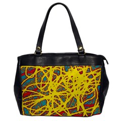 Yellow Neon Office Handbags