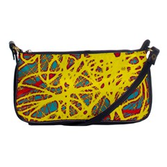 Yellow Neon Shoulder Clutch Bags