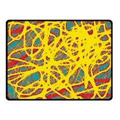 Yellow Neon Fleece Blanket (small)