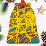 Yellow neon Bell Ornament (2 Sides) Front