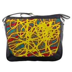 Yellow Neon Messenger Bags