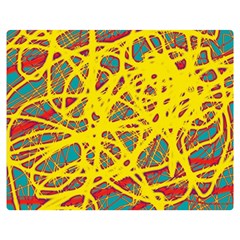 Yellow Neon Double Sided Flano Blanket (medium) 