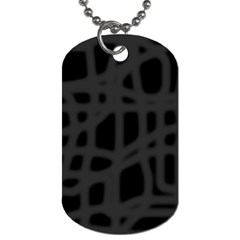 Gray Dog Tag (one Side)