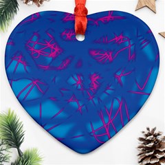 Deep Blue Ornament (heart) 