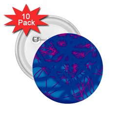 Deep Blue 2 25  Buttons (10 Pack) 