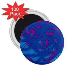 Deep Blue 2 25  Magnets (100 Pack) 