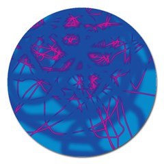 Deep Blue Magnet 5  (round)