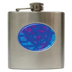 Deep Blue Hip Flask (6 Oz)