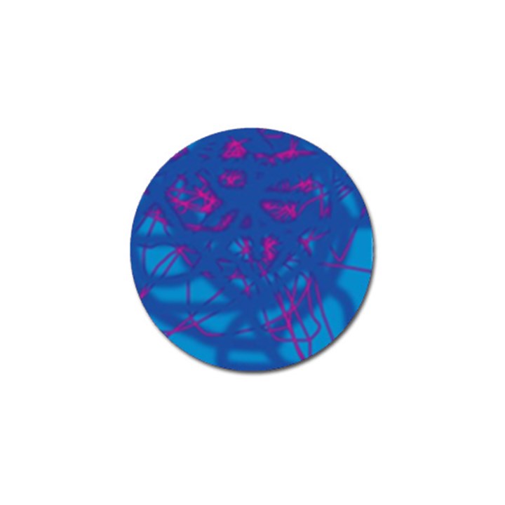 Deep blue Golf Ball Marker