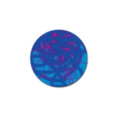 Deep Blue Golf Ball Marker (4 Pack)