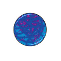 Deep Blue Hat Clip Ball Marker (10 Pack)