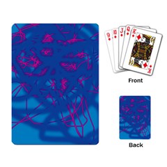 Deep Blue Playing Card