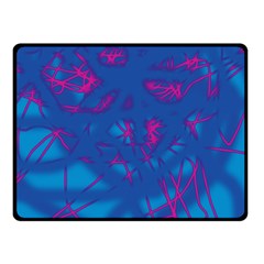 Deep Blue Fleece Blanket (small)