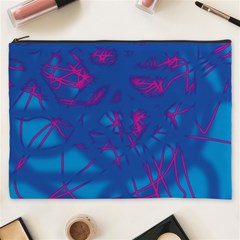 Deep Blue Cosmetic Bag (xxxl) 