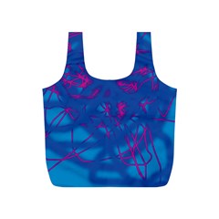 Deep Blue Full Print Recycle Bags (s) 