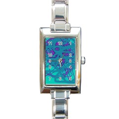 Chaos Rectangle Italian Charm Watch