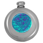 Chaos Round Hip Flask (5 oz) Front