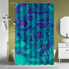 Chaos Shower Curtain 48  X 72  (small) 