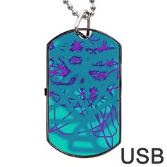 Chaos Dog Tag Usb Flash (two Sides) 