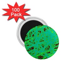 Green Neon 1 75  Magnets (100 Pack) 