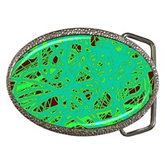 Green Neon Belt Buckles