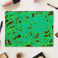 Green Neon Cosmetic Bag (xl)