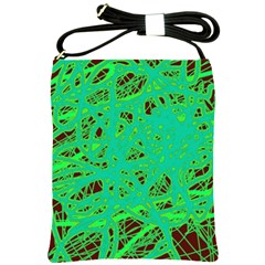 Green Neon Shoulder Sling Bags