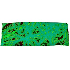 Green Neon Body Pillow Case Dakimakura (two Sides)