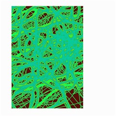 Green Neon Large Garden Flag (two Sides)