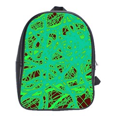 Green Neon School Bags (xl) 