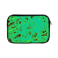 Green Neon Apple Ipad Mini Zipper Cases