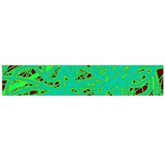 Green Neon Flano Scarf (large)