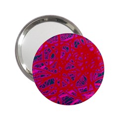 Red Neon 2 25  Handbag Mirrors