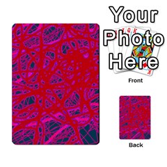 Red Neon Multi-purpose Cards (rectangle)  by Valentinaart