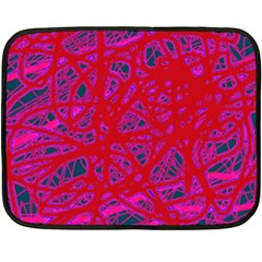 Red Neon Fleece Blanket (mini)