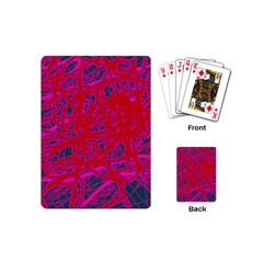 Red Neon Playing Cards (mini) 