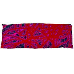 Red Neon Body Pillow Case (dakimakura)