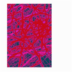 Red Neon Large Garden Flag (two Sides)