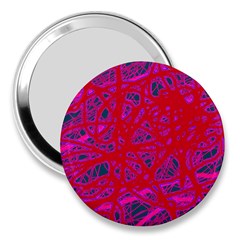 Red Neon 3  Handbag Mirrors