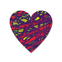 Abstract High Art Heart Magnet