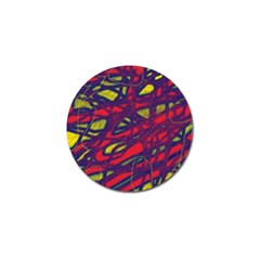 Abstract High Art Golf Ball Marker