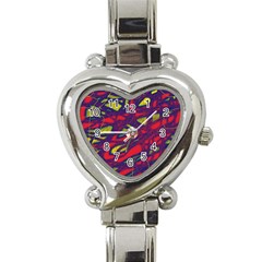 Abstract High Art Heart Italian Charm Watch