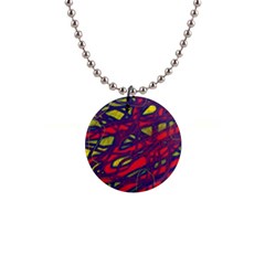 Abstract High Art Button Necklaces