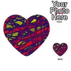 Abstract High Art Multi-purpose Cards (heart)  by Valentinaart