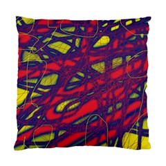 Abstract High Art Standard Cushion Case (one Side) by Valentinaart