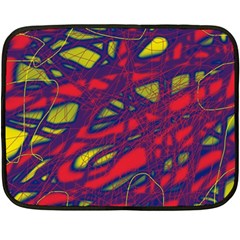 Abstract High Art Fleece Blanket (mini) by Valentinaart