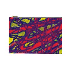 Abstract High Art Cosmetic Bag (large)  by Valentinaart