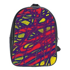 Abstract High Art School Bags(large)  by Valentinaart