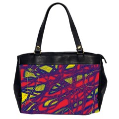 Abstract High Art Office Handbags (2 Sides)  by Valentinaart