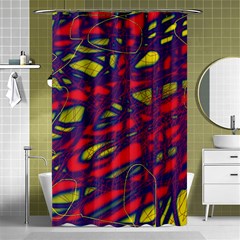 Abstract High Art Shower Curtain 48  X 72  (small)  by Valentinaart